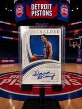 2021-22 Panini Immaculate Heralded Signatures /99 Dave Bing #HS-DVB Auto HOF