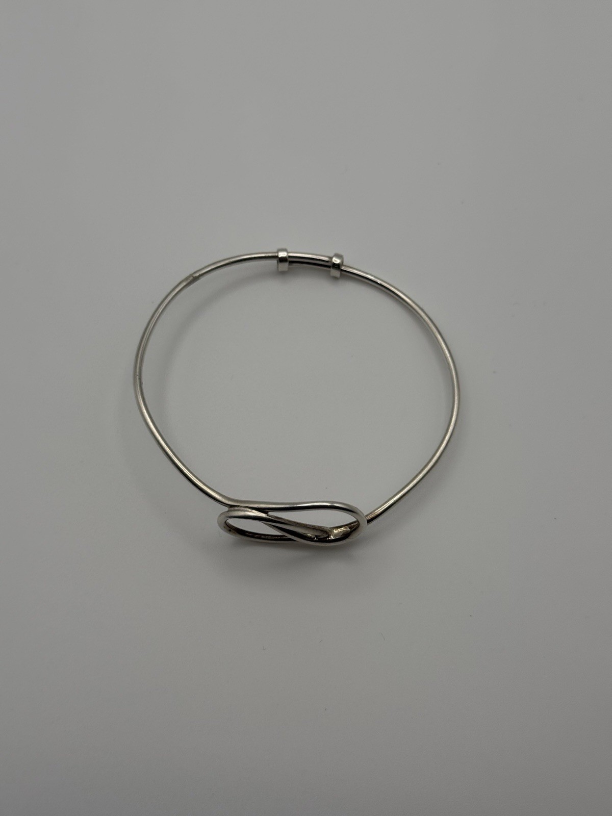 Infinity Adjustable Cuff Bracelet Sterling Silver… - image 2