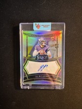 2024 Panini Select - Rookie Signatures J.J. McCarthy Silver Prizm /399 (RC)