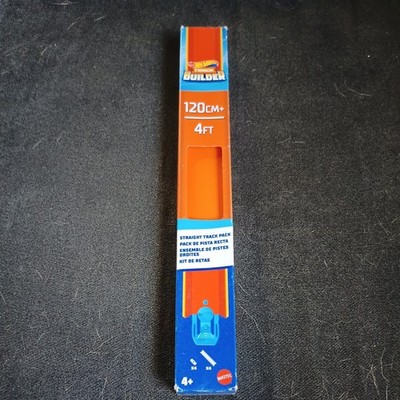 Hot Wheels Track Builder Unlimited Straight Track 120cm+ 4ft Orange Plastic New