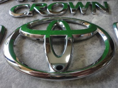 TOYOTA CROWN GRS200 Genuine Athlete Rear Trunk Emblem SET | eBay