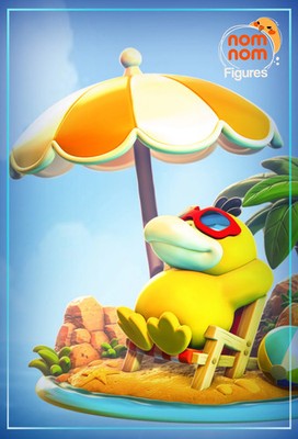 Chibi Psyduck Pokemonl (Nomnom Figures)