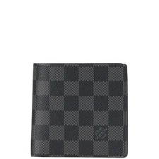 LOUIS VUITTON Damier Graphite Marco NM Bi-fold Wallet N63336
