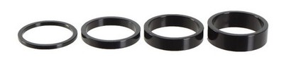 Wheels Mfg Aluminum headset spacer pack, 1-1/8''  4/bag