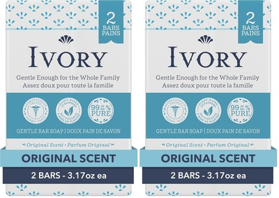 #ad #ad Gentle Bath Bar Soap for the Whole Family 99.44% Pure with Plant Based 2 Count $7.10