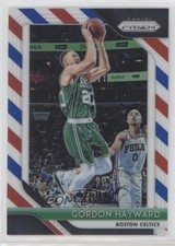 2018-19 Panini Prizm Red White & Blue Prizm Gordon Hayward #158 0k4