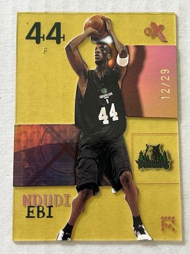 2003-04 Fleer E-X Essential Credentials Future Ndudi Ebi RC Rookie 12/29