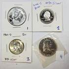 USA 90% Silver Coins $1.50 face value. Proof Quarter 2006-S. 1963 Mint Franklin