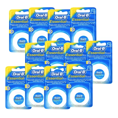 ORAL-B Oral B Essential Regular Floss | Unwaxed (Pack of 12) *Free UK Delivery*