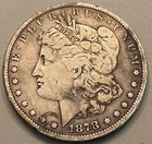 1878 7TF Morgan Silver Dollar VF Very Fine