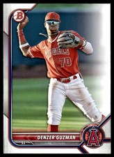 Denzer Guzman 2022 Bowman Draft #BD20 Los Angeles Angels 30413 Baseball Card