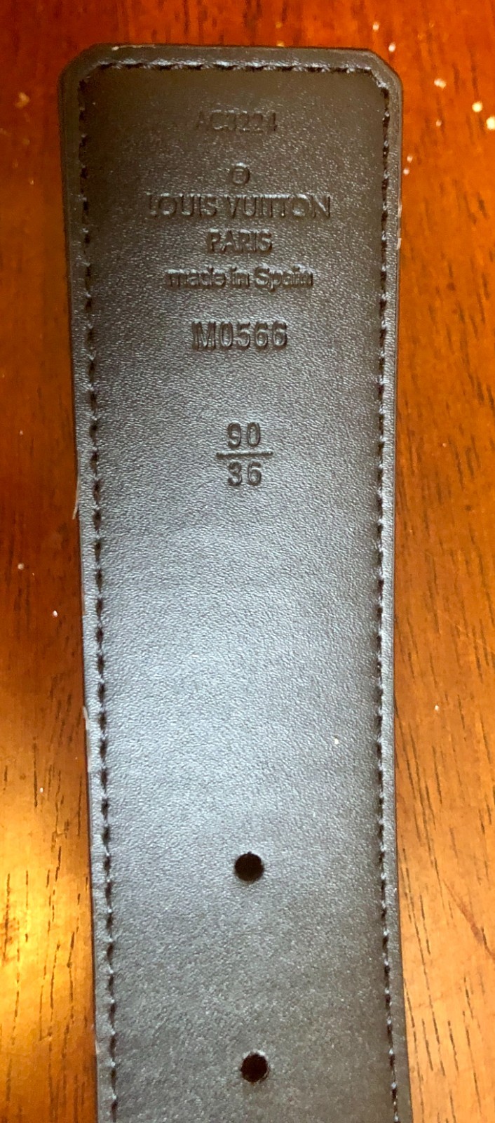 Louis Vuitton Authentic Monogram Pattern Belt Siz… - image 4