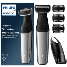 Philips Bodygroom Series 5000 Showerproof Body & Groin Trimmer, 60min, BG5025/40