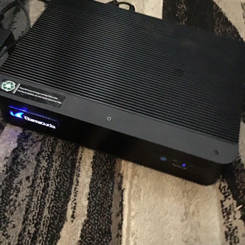 Barracuda Backup Server NAS Appliance 190 BBS190A 8GB RAM 1TB HDD