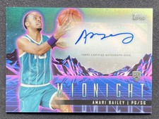 Amari Bailey 2024-25 Topps Midnight Rookie Horizon Signatures Auto RC #RHS-AMB