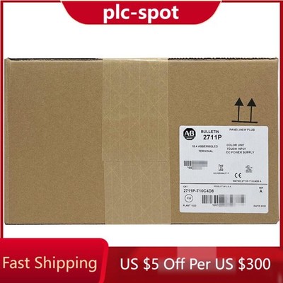 AB 2711P-T10C4D8 New Sealed PanelView Plus Terminal 2711P-T10C4D8 Fast Ship #HT