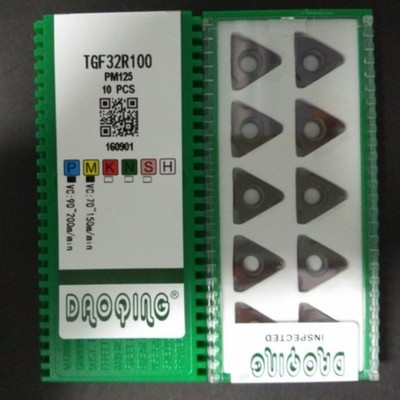 10PC Shallow groove insert TGF32R100 PM125 #jg
