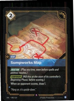 Sumpworks Map 085/219 Rare Unleashed Riftbound Near Mint