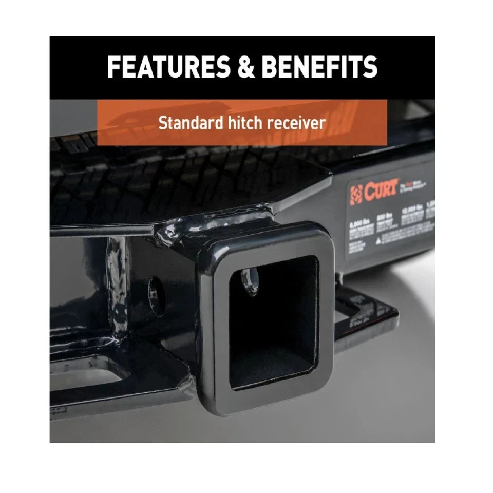 Curt Class 3 Trailer Hitch 13019 for Mazda B2300 / B3000 / B4000 Ford Ranger Foto 2 de 4