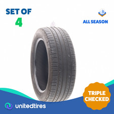 Set Of 4 Used 23555r19 Michelin Premier Ltx 101v - 6.5-732 Set Of 4 Used 23555r19 Michelin Premier Ltx 101v - 6.5-732