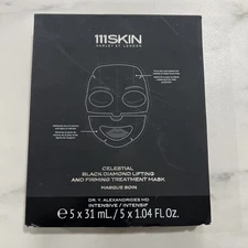111Skin Celestial Black Diamond Lifting and Firming Treatment Mask 5 Pack