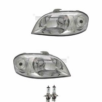 Scheinwerfer Set H4 FüR Chevrolet Aveo/Kalos Stufenheck T250 T255 Inkl. Lampen