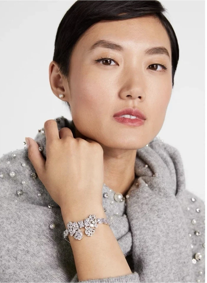 Pulsera Kate Spade Take A Bow Diamantes de Imitación Cristal Nueva con Etiquetas Envío Gratis Foto 2 de 4