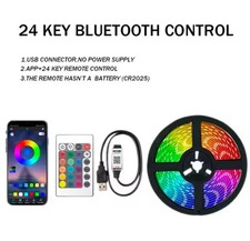 Rgb Led Strip Lights 5v Usb 5050 Smd Bluetooth App Remote Tv Room Backlight Rgb Led Strip Lights 5v Usb 5050 Smd Bluetooth App Remote Tv Room Backlight