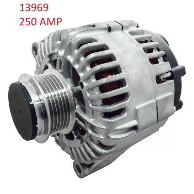 2006-2012 CHEVROLET CORVETTE HIGH AMP NEW HD ALTERNATOR 6-Groove Clutch Pulley