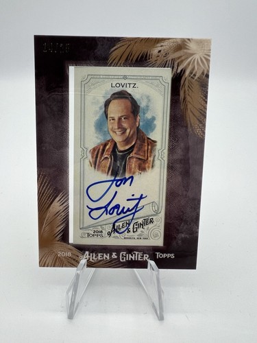 2018 Topps Allen Ginter Jon Lovitz Mini gerahmtes Autogramm /25 selten SSP - Bild 1 von 2