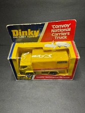 Dinky toys 383 'Convoy' National Carriers truck in Yellow, Vintage 1978