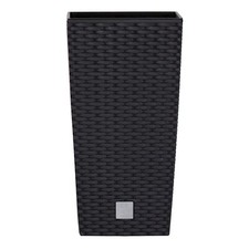 Square Rattan Elegant Tall Large Plant Pot Flower Indoor Outdoor Garden Planters