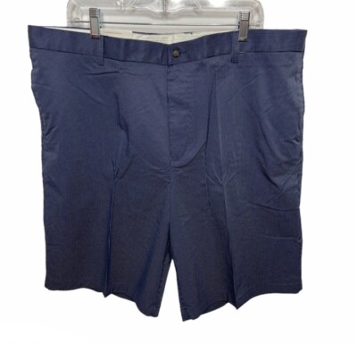 NWT Greg Norman Size 42 Navy Blue Golf Shorts Technical Performance White Stripe