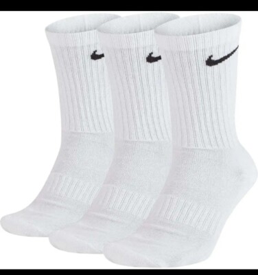 BNWT NIKE EVERYDAY COTTON CUSHIONED CREW SOCKS