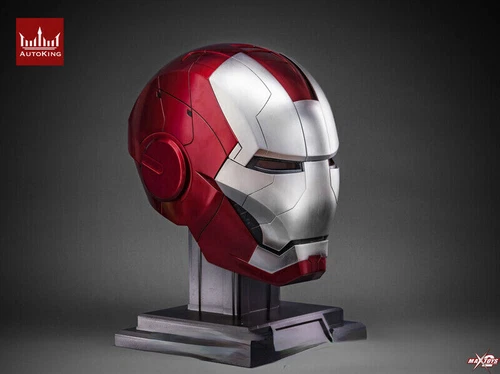 NEW autoking Iron Man Helmet MK5 1/1 Voice-controlled Transform Prop Wearable - Bild 3 von 18