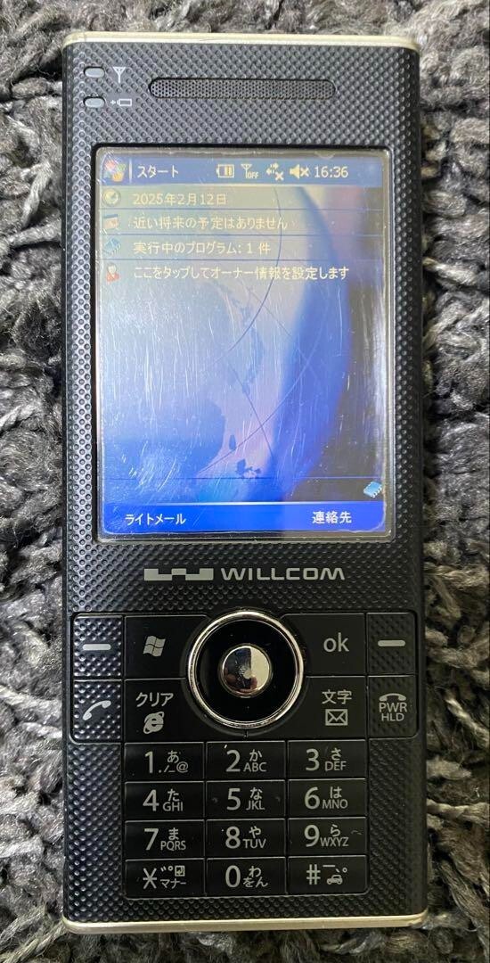 PHS本体 WILLCOM SHARP WS011SH1(B) Ad es W-ZERO3 Tested SHARP W-ZERO3[es] WS007SH PDA Smartphone Slide