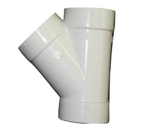 1 Canplas - Hayden Vacuum Part 765525W / Elbow Hayden, 45% Wye