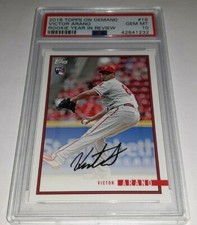 2018 Topps On Demand Rookie Year In Review #16 Victor Arano RC Graded PSA 10