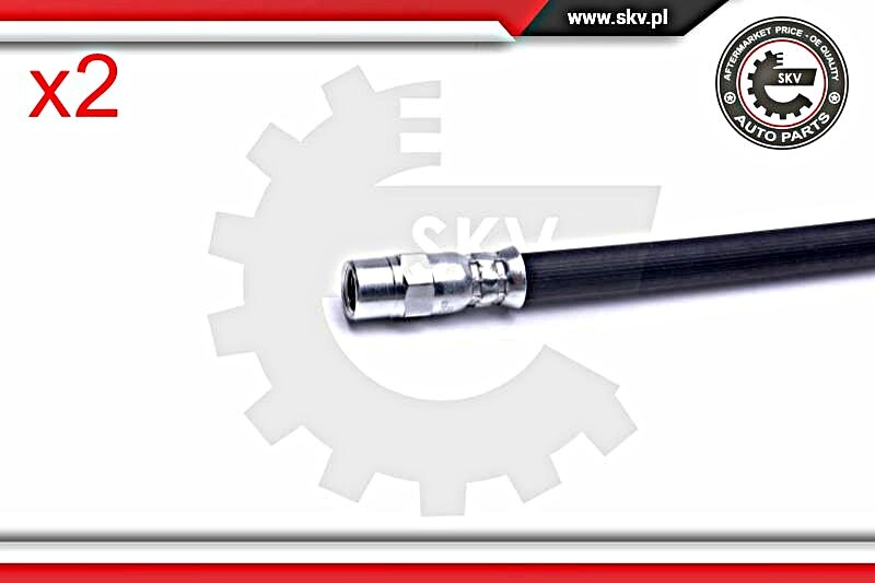 Front Brake Hose 2x SKV Fits VW Lt 2835 I 281363 Lt2850 4055 7596
