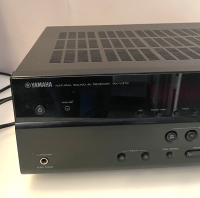 Yamaha 5.1 Channel AV Stereo Receiver RX-V379, HDMI, Bluetooth, 4K