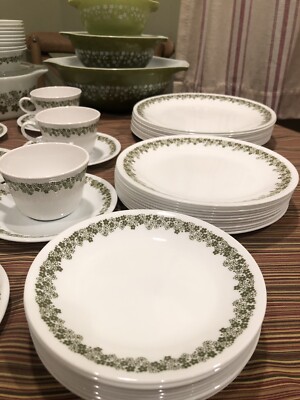 Assorted Corelle SPRING BLOSSOM GREEN Pattern (Choose what you