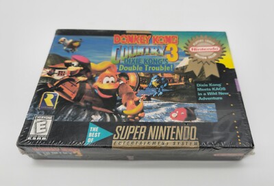 Donkey Kong Country 3 Super Nintendo SNES Brand New Sealed Players Choice