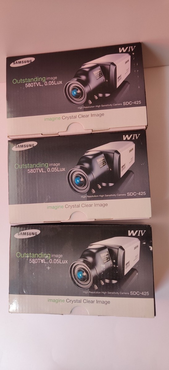 希少 防犯カメラSAMSUNG SDC-425×13+電源装置TBP-9LJ×2 Samsung SDC-425 CCTV Cameras (Lightly used - in original box) | eBay