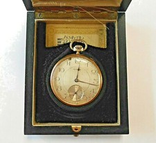 14K Yellow Gold E. Howard 17J Open Face Pocket Watch - Original Box Paperwork