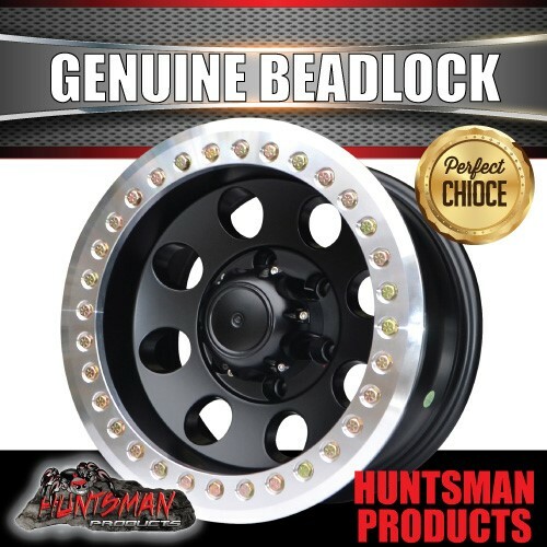 Huntsman Products 15X8 6/139.7 PCD -30 Offset Alloy Genuine Beadlock Rim - Picture 1 of 5
