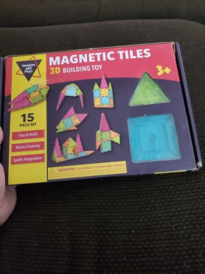 Mag-Genius Award Winning Building Magnet Tiles Blocks - 60 Pieces (MAG-60)