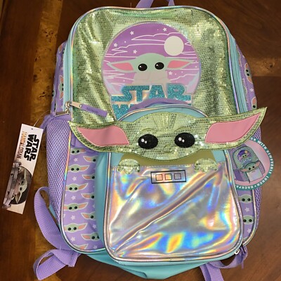 Disney Star Wars Mandalorian Baby Yoda Backpack With Lunch  display picture 3