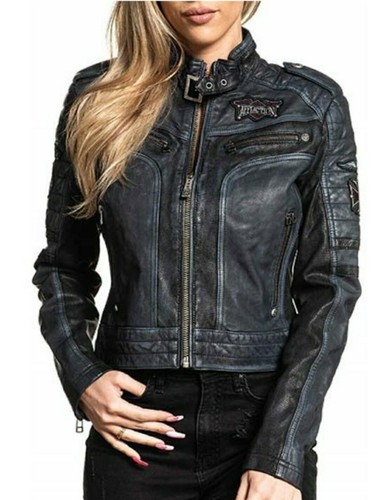 Pacific Blue Lethal Leather Jacket 