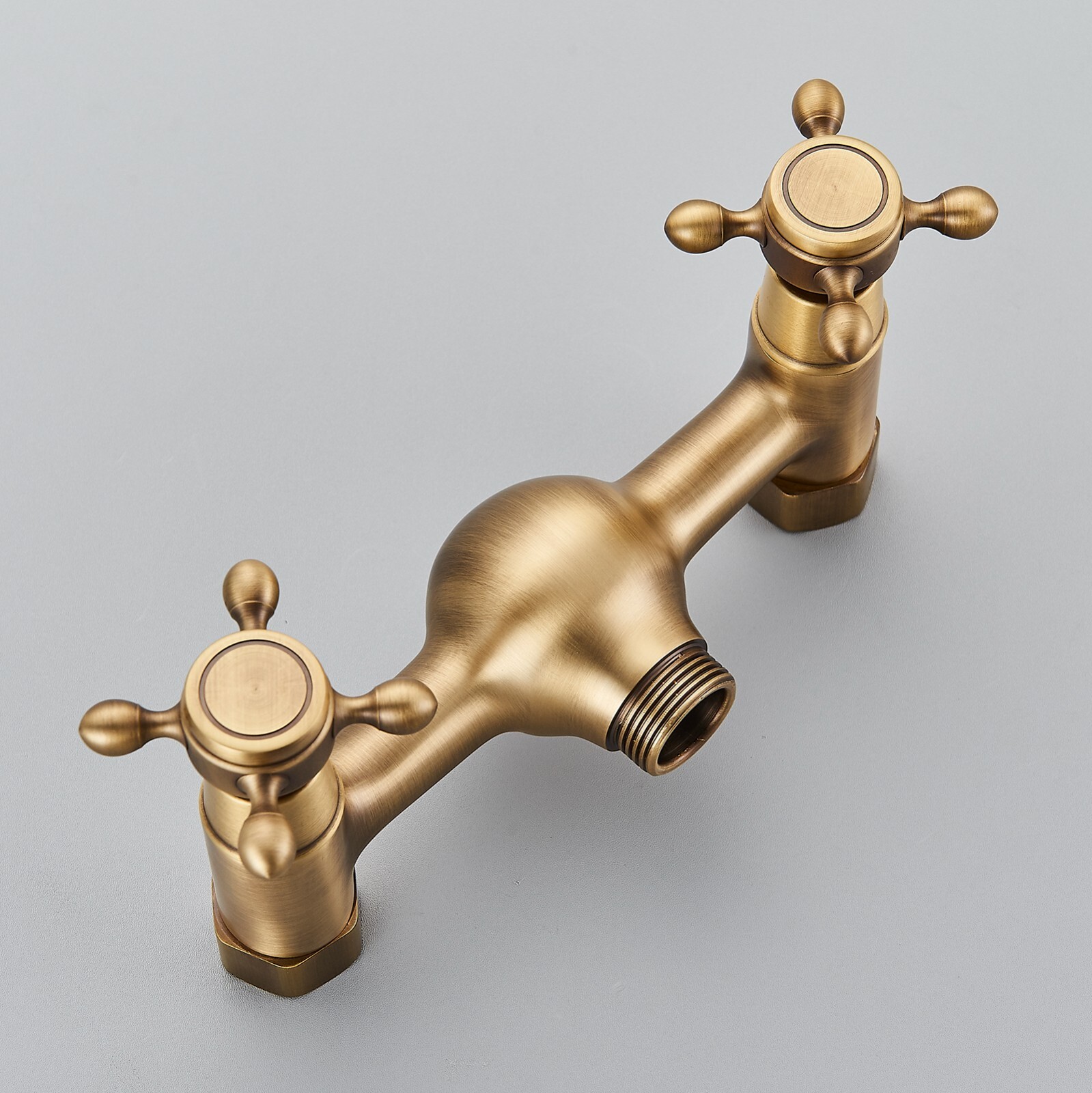 WELS Bathtub Taps Set Bathroom Shower System Retro Wall Mounted Shower