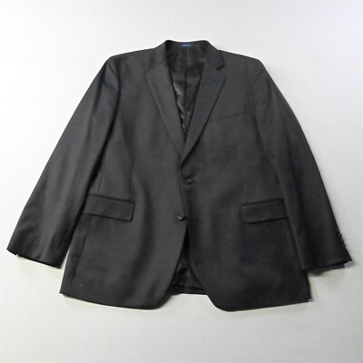 Stafford 46L Brown Stripe Travel Clasic Fit Mens Blazer Sport Coat Suit  Jacket